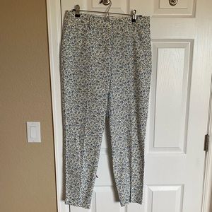 NWT Sézane Gustavo Trousers in Blue Flowers